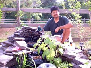 Me by the Pond I built